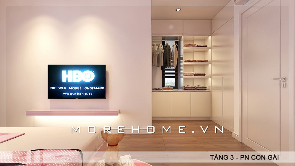 Tủ quần áo âm tường